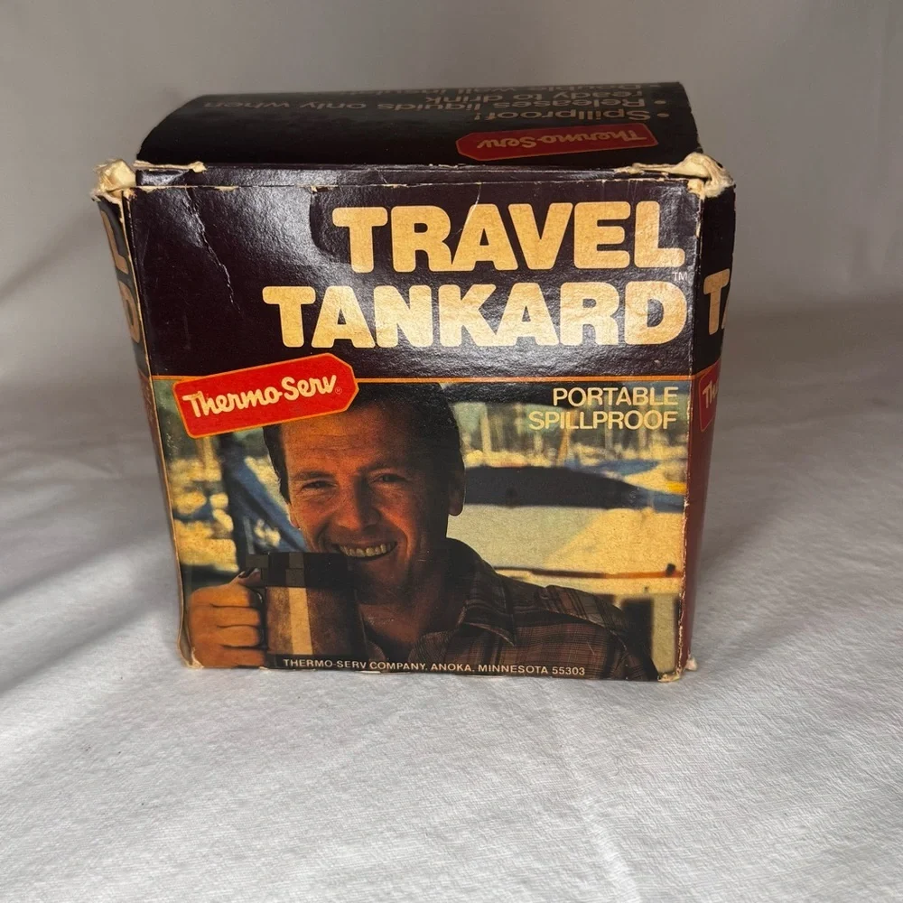 Travel Tankard Insulated Mug in Brown with Game Bird Design